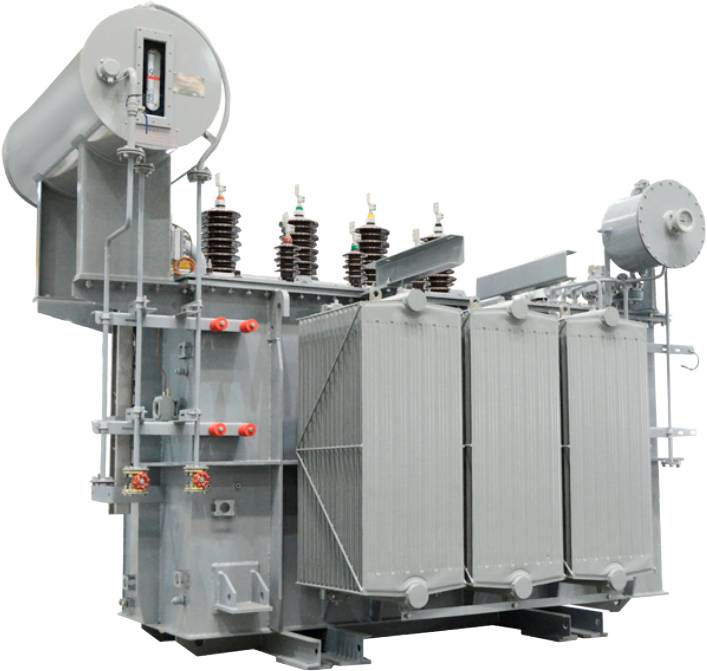 Liquid-immersed on-load voltage regulating power transformers