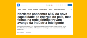 O futuro da rede elétrica do Nordeste e os desafios para a indústria inteligente 