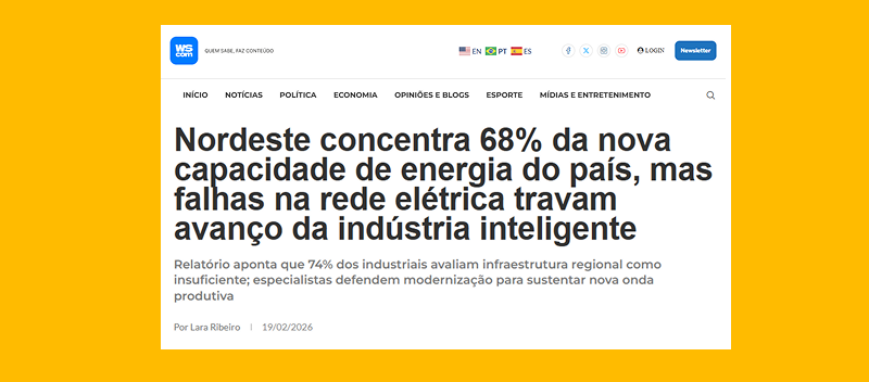 O futuro da rede elétrica do Nordeste e os desafios para a indústria inteligente 