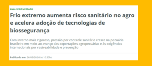 Portal do Agronegócio destaca solução da Setta para enfrentamento de riscos sanitários no inverno
