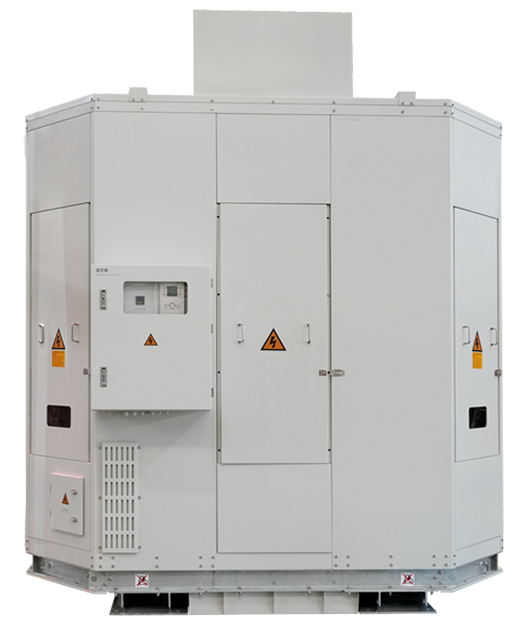 Onshore wind turbine tower-mounted dry-type transformers