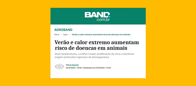 Verão e calor extremo aumentam risco de doenças em animais